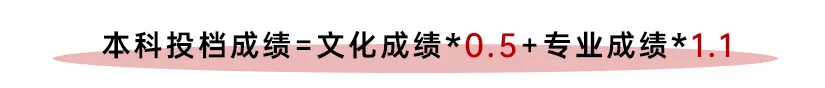 目前上海的美术投档成绩的计算方式是美术和文化五五开，由于总分不同，最终的算分公式